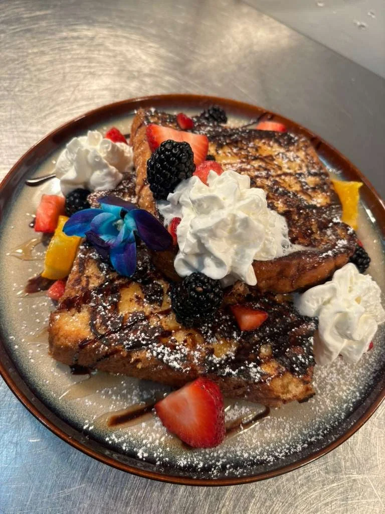 Golden French toast served at Sensaciones Sunday brunch in Fort Myers
